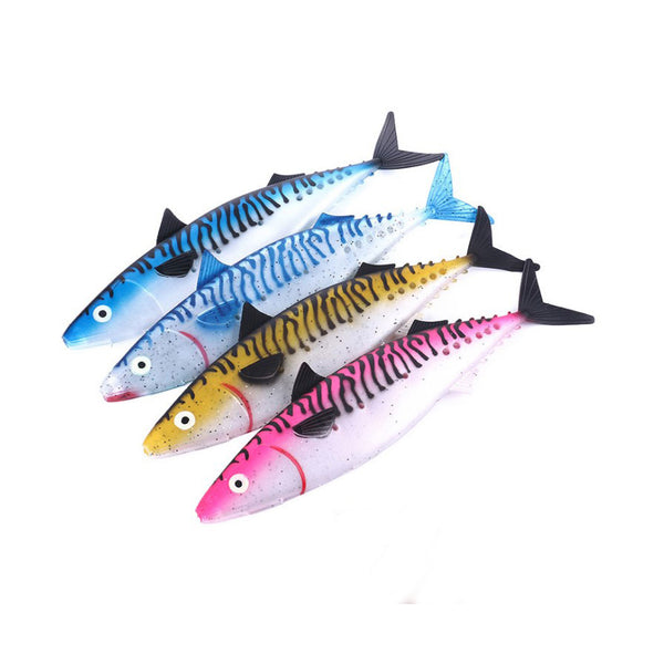 Chatterbait Lures For Bass Pike Perch – Pack Of 2 Or 3, Mackerel Pattern Spinner Jigs