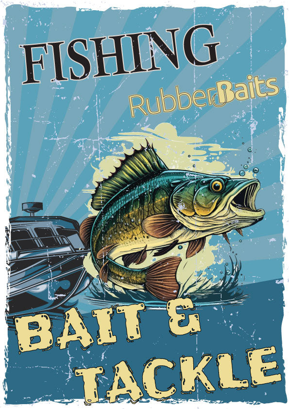 Shop Window Poster Design 2 RubberBaits
