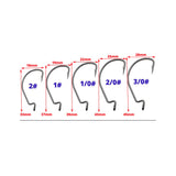 ProSeries High-Carbon Offset Hooks - Set of 50