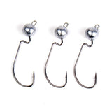1/10oz -  2/5oz Offset Lead Jig Head