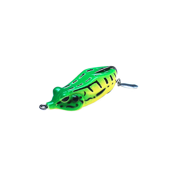 Top Water Bass Fishing Lures Kit, Soft Frog Upgraded Silicone Skin, Double Propellers Legs Bigger Splash More Attractive, Freshwater Bait for Bass