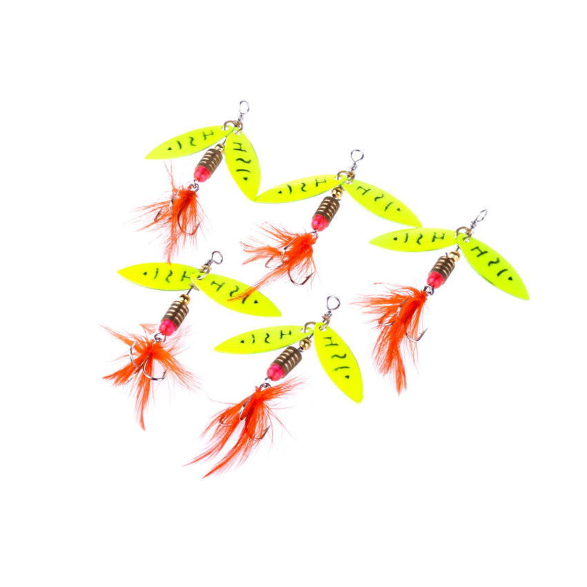 ProSeries 1/5oz Double Wing Inline Spinner – RubberBaits