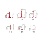 ProSeries High-Carbon Treble Hooks - Set of 50