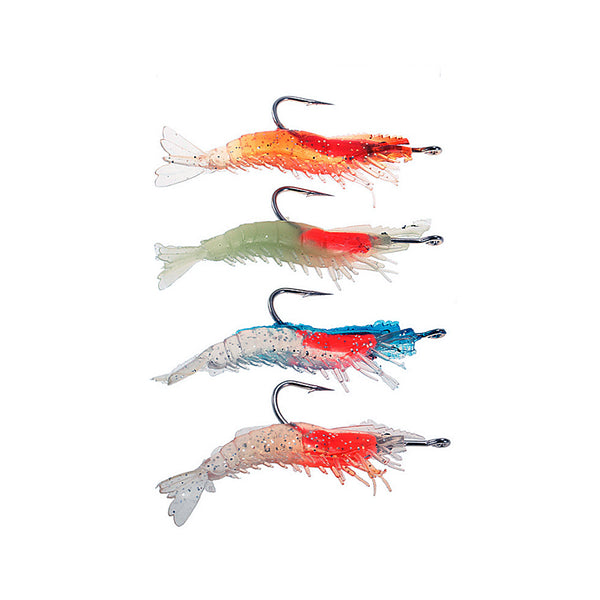 RubberBaits 2.4" Rigged Shrimp Soft Bait