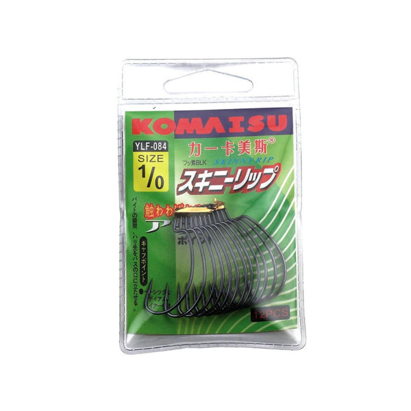 Komaisu Japanese Wide Gap Offset Hooks - Sizes #1 - #3/0