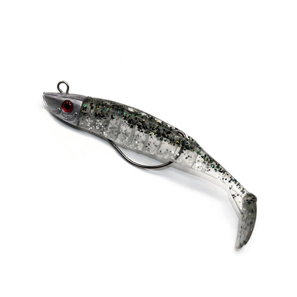 RubberBaits 3.9" - 5.1" Rigged Minnow Soft Swimbait