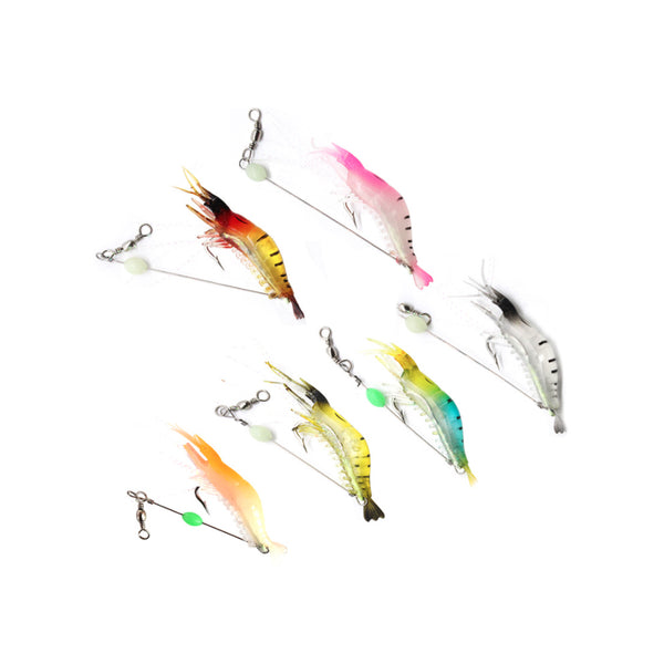 RubberBaits 3.5" Rigged Shrimp Soft Bait