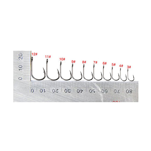 ProSeries High-Carbon Worm Hooks - Set of 100