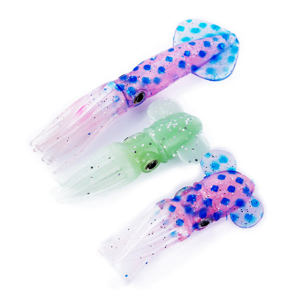 RubberBaits 2.7" - 3.9" Squid Soft Bait