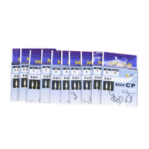 Makelo Japanese Eyeless Bait Hooks - Sizes #1 - #8