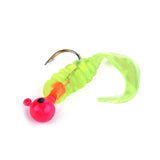 RubberBaits 1.8" Rigged Twister Tail Grub Soft Bait