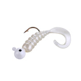 RubberBaits 1.8" Rigged Twister Tail Grub Soft Bait