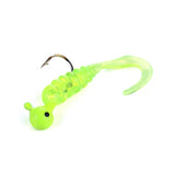 RubberBaits 1.8" Rigged Twister Tail Grub Soft Bait