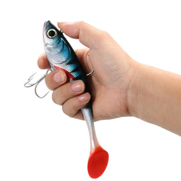 RubberBaits 7.9" Rigged Minnow Soft Swimbait