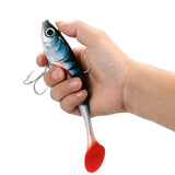 RubberBaits 7.9" Rigged Minnow Soft Swimbait