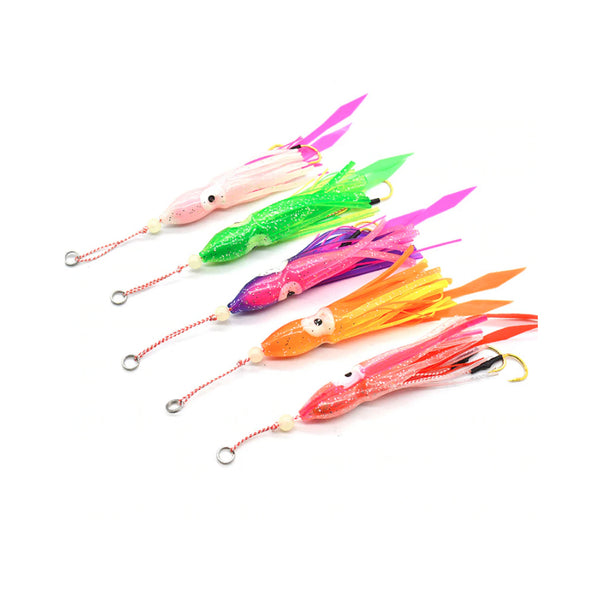 RubberBaits 4.7" Rigged Squid Soft Bait