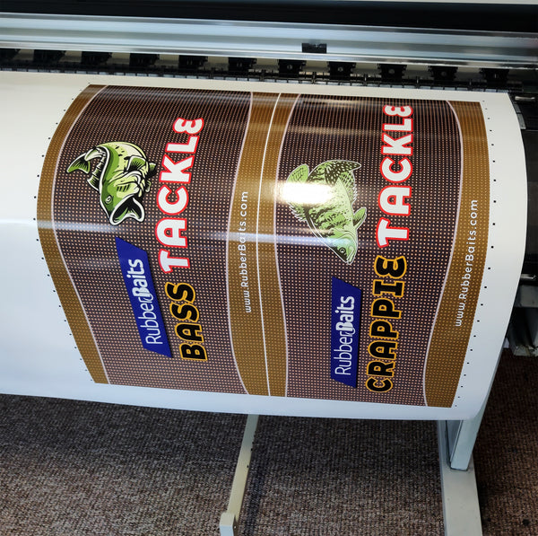 Custom Size Vinyl Sticky Rack Banners