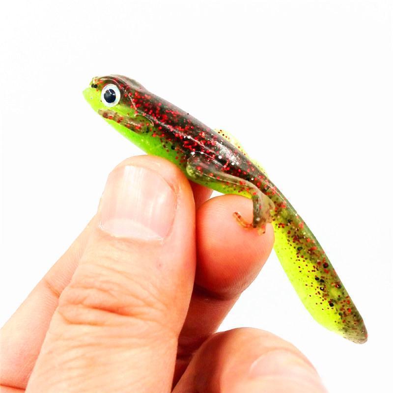 black salamander fishing lure RubberBaits 3.1" Salamander Soft Bait
