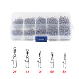 Stainless Steel Swivel Snap Set - 210 Pack